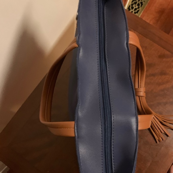 NWOT Dark Purple Tote Bag - Picture 2 of 9